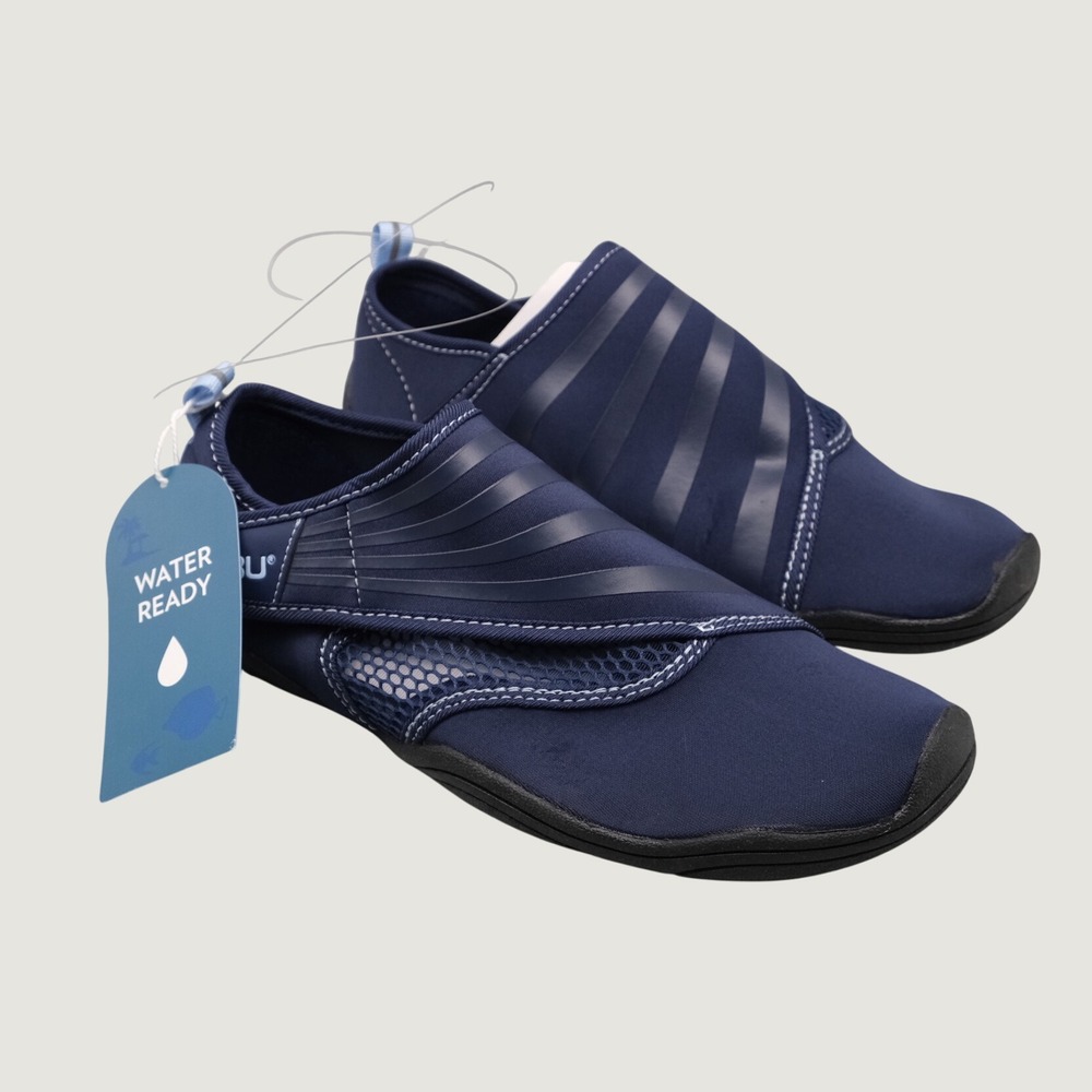 JBU Ariel Water Ready Shoes 8.5M Navy Blue Mesh Slip On B2ARL73